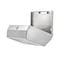 Alpine Industries Stainless Steel Brushed C-Fold/Multi-Fold Paper Towel Dispenser ALP481S-MK - alternate 2
